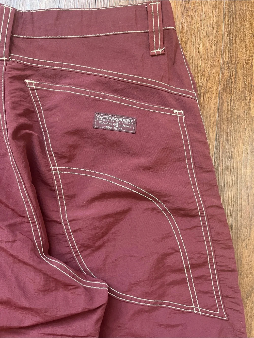 Massive VTG 90s GAT rave pants 15” leg opening, super rare